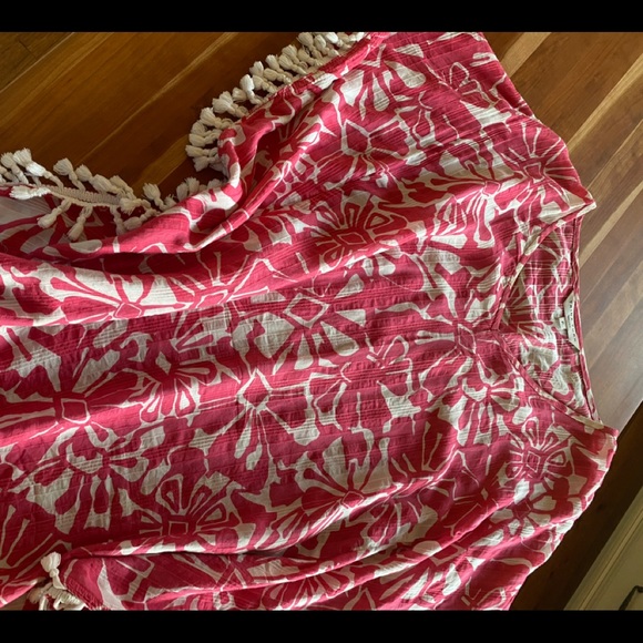 Trina Turk Cotton Caftan Coverup - Picture 3 of 8